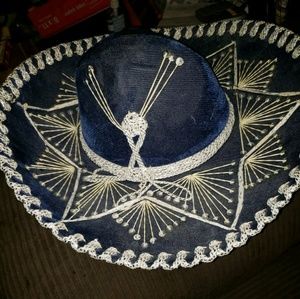 Pigalle Sombrero Mariachi Hat Blue 